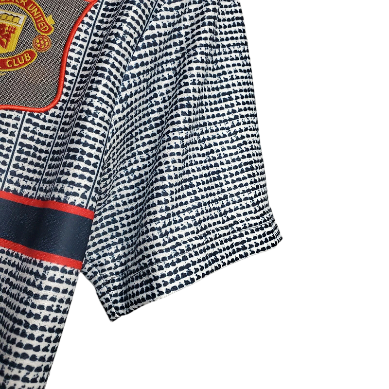 Camisa Manchester United 1995/1996 - Retrô Umbro - Cinza