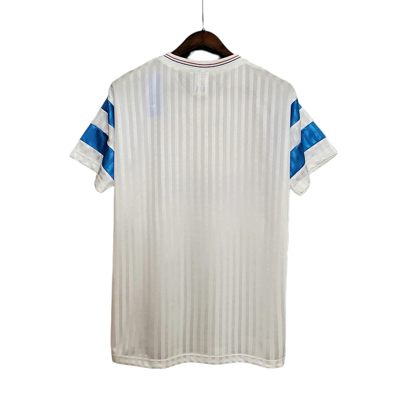 Camisa Marseille 1990 - Retrô Adidas - Branca
