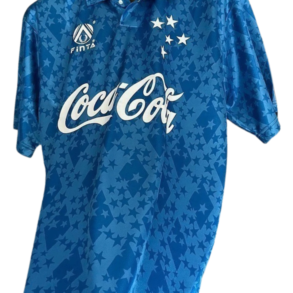 Camisa Cruzeiro I 1993/1994 - Retrô Finta - Azul
