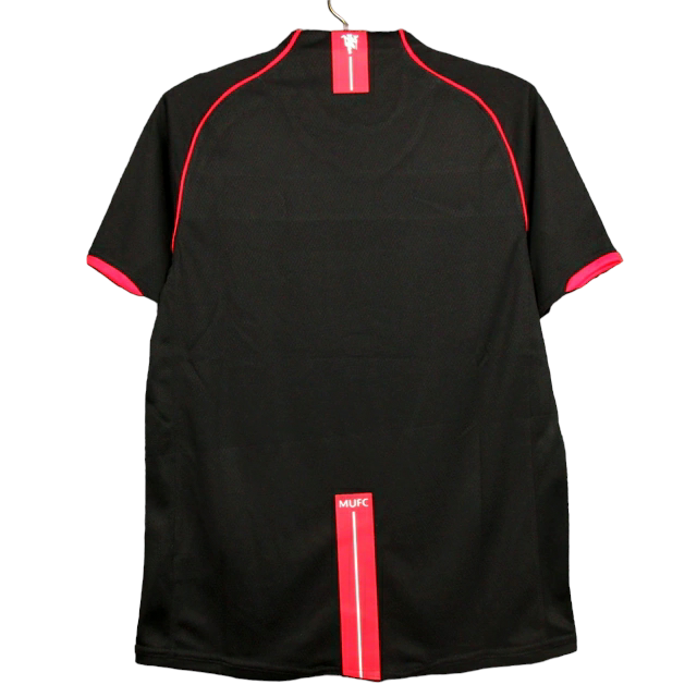 Camisa Manchester United 2007/2008 - Retrô Nike - Preta