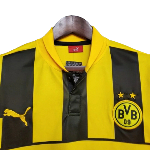 Camisa Borussia Dortmund 2012/2013 - Retrô Puma - Amarela e preta