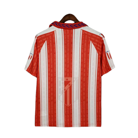 Camisa Atlético Madrid 1995/1996 - Retrô Puma - Branca e Vermelha