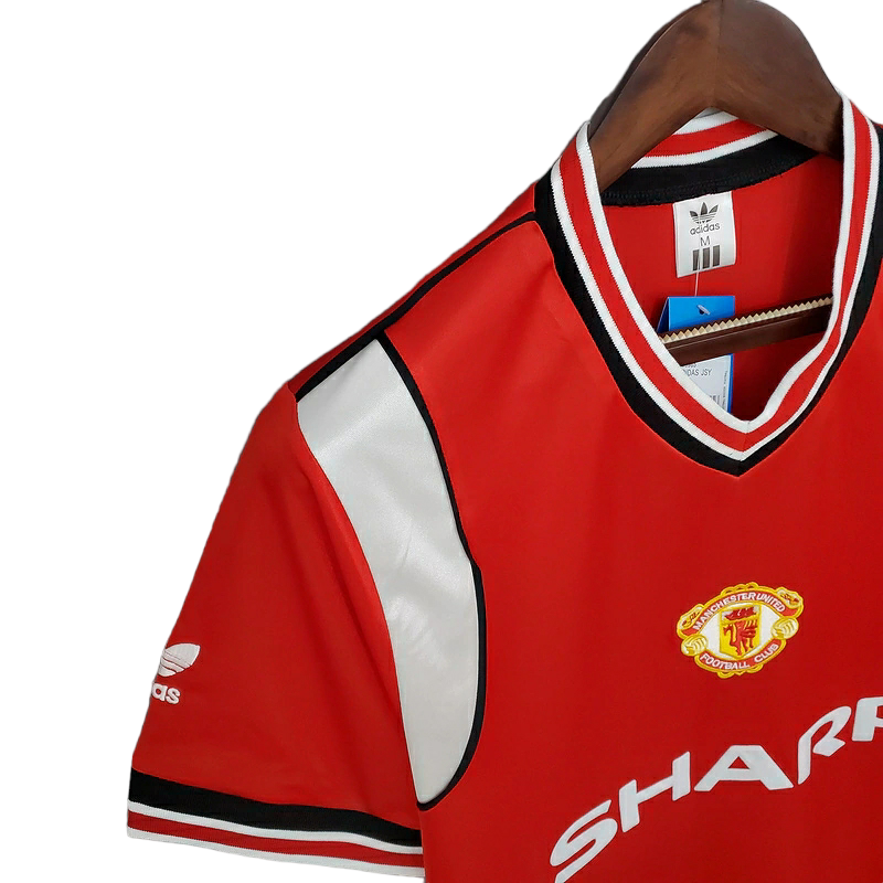 Camisa Manchester United 1985/1986 - Retrô Adidas - Vermelha