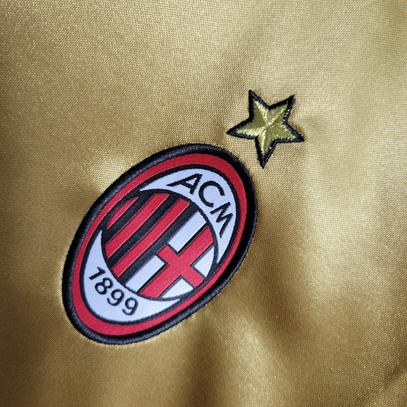 Camisa AC Milan III 2013/2014 - Retrô Adidas - Dourada com detalhes em preto