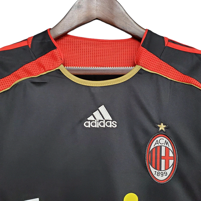 Camisa AC Milan II 2006 - Retrô Adidas - Preta
