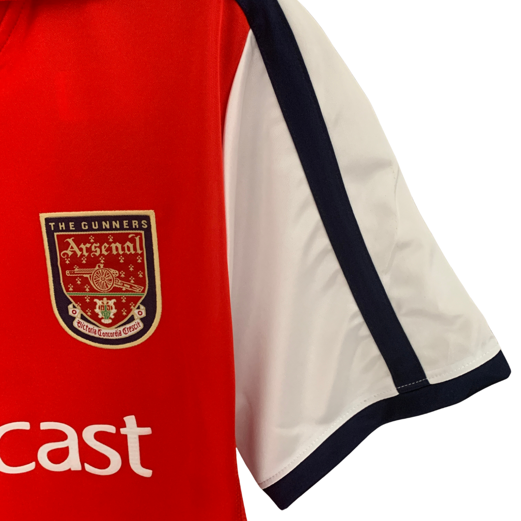 Camisa Arsenal 2001/2002 - Retrô Nike - Vermelha
