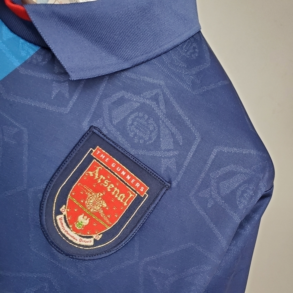 Camisa Arsenal II 1995/1996 - Retrô Nike - Azul Marinho