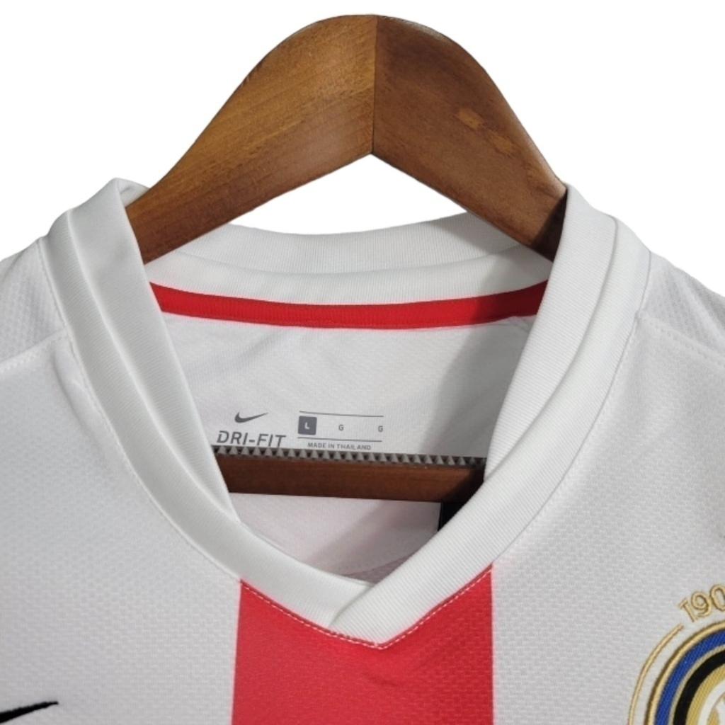 Camisa Inter de Milão II 2007/2008 - Retrô Nike - Branca