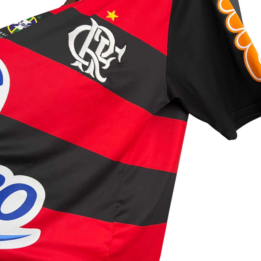 Camisa Flamengo 2010 - Retrô Olympikus - Vermelha e Preta
