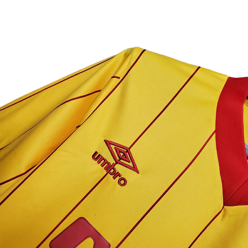 Camisa Liverpool 1984 - Retrô Umbro - Amarela