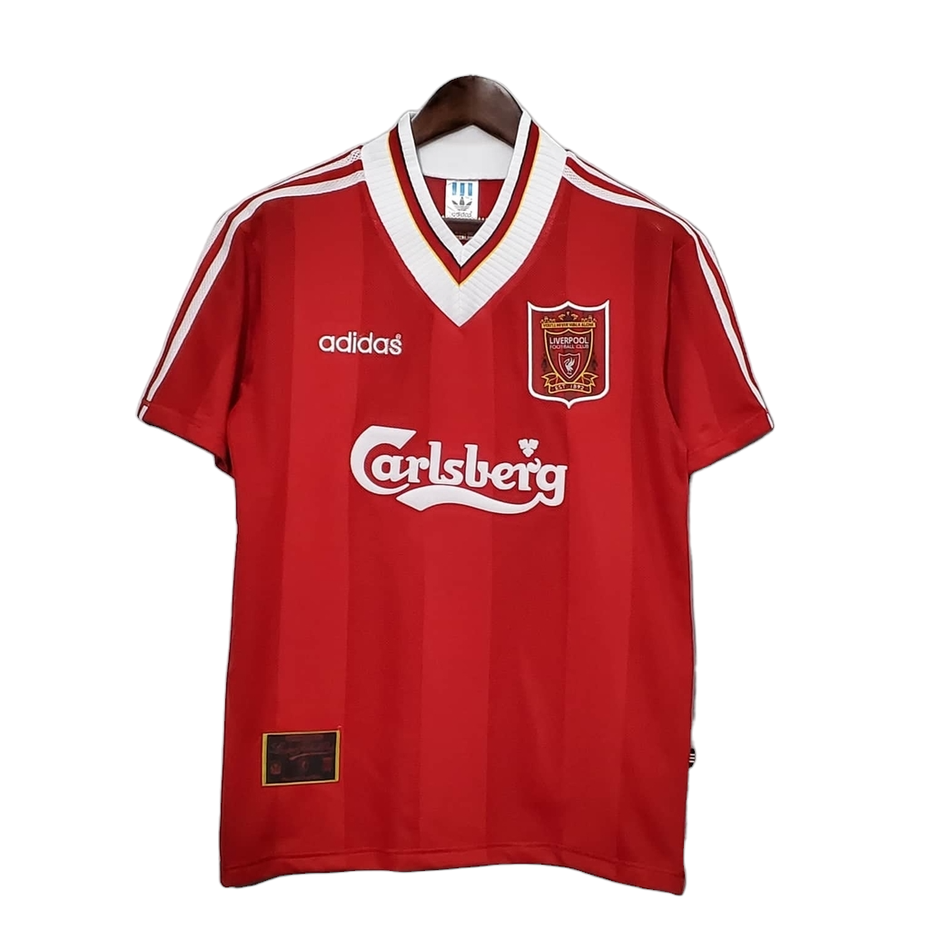Camisa Liverpool 1996/1997 - Retrô Adidas - Vermelha e branca