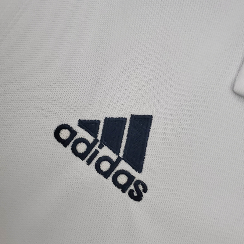 Camisa Real Madrid Champions League I 2002/2003 - Retrô Adidas - Branca