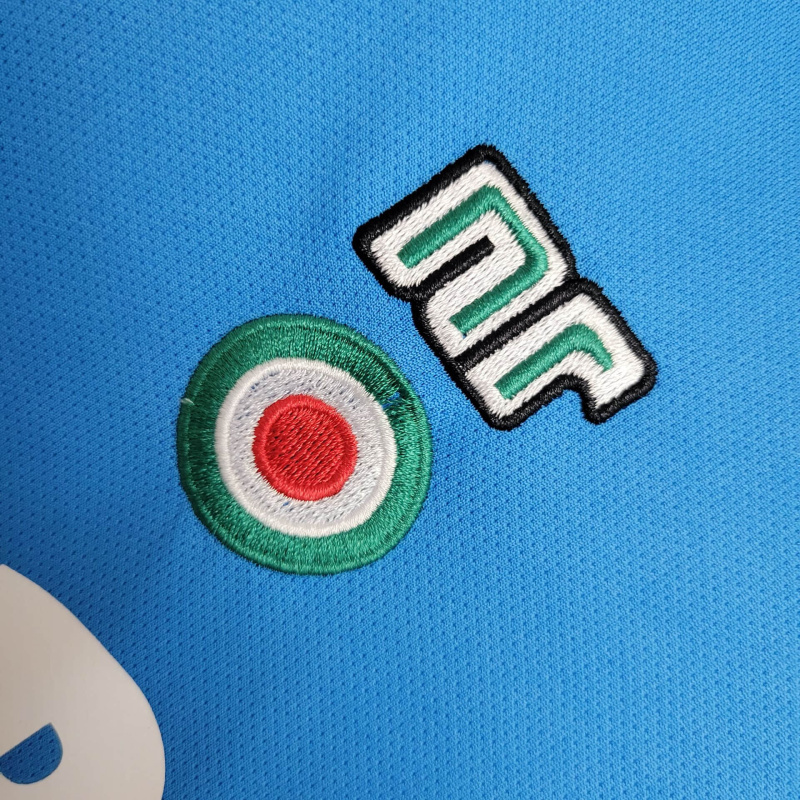 Conjunto Infantil Napoli I 1987/1988 - Retrô Ennere - Azul