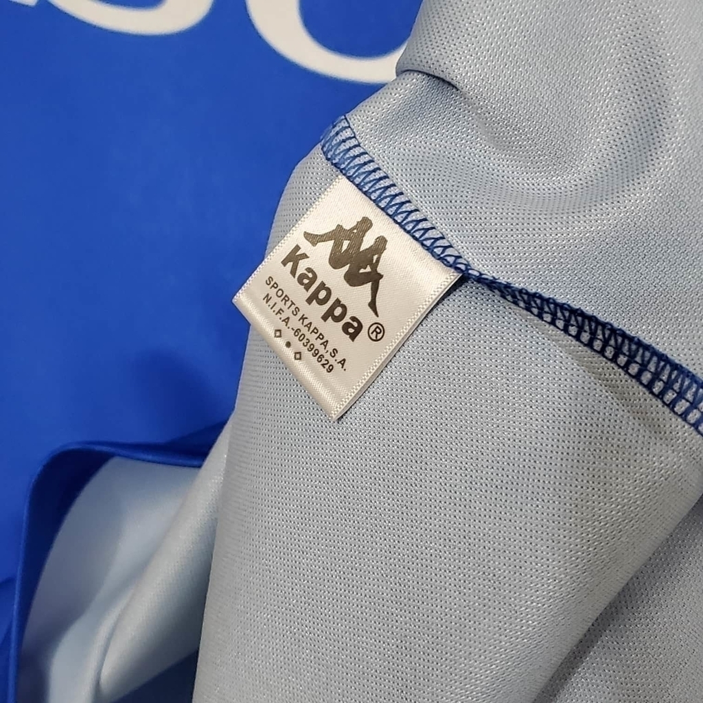 Camisa Juventus II 1995/1997 - Retrô Kappa - Azul com detalhes em amarelo