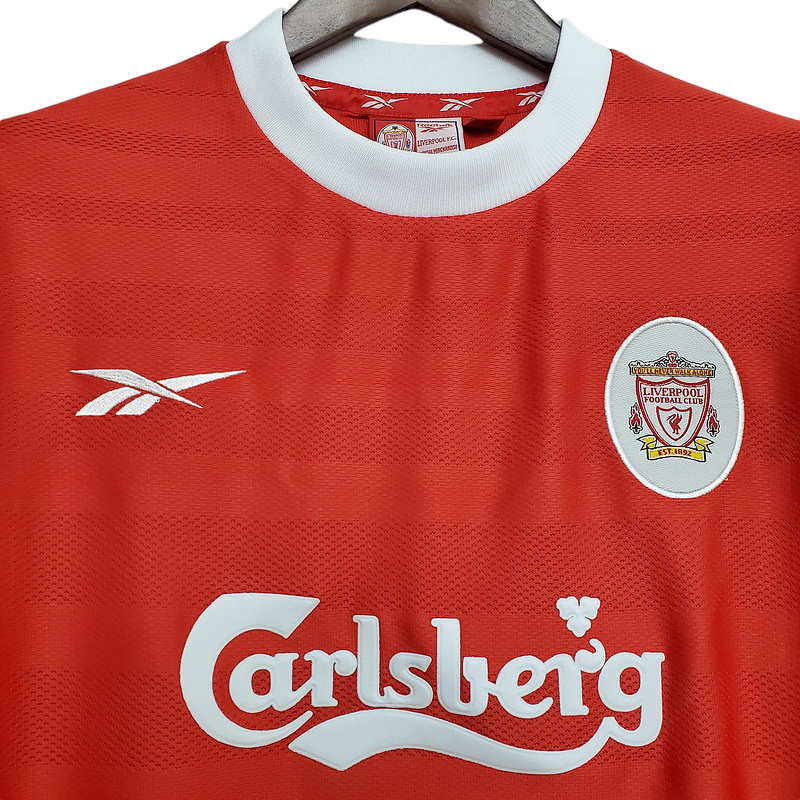 Camisa Liverpool 1998 - Retrô Reebok - Vermelha