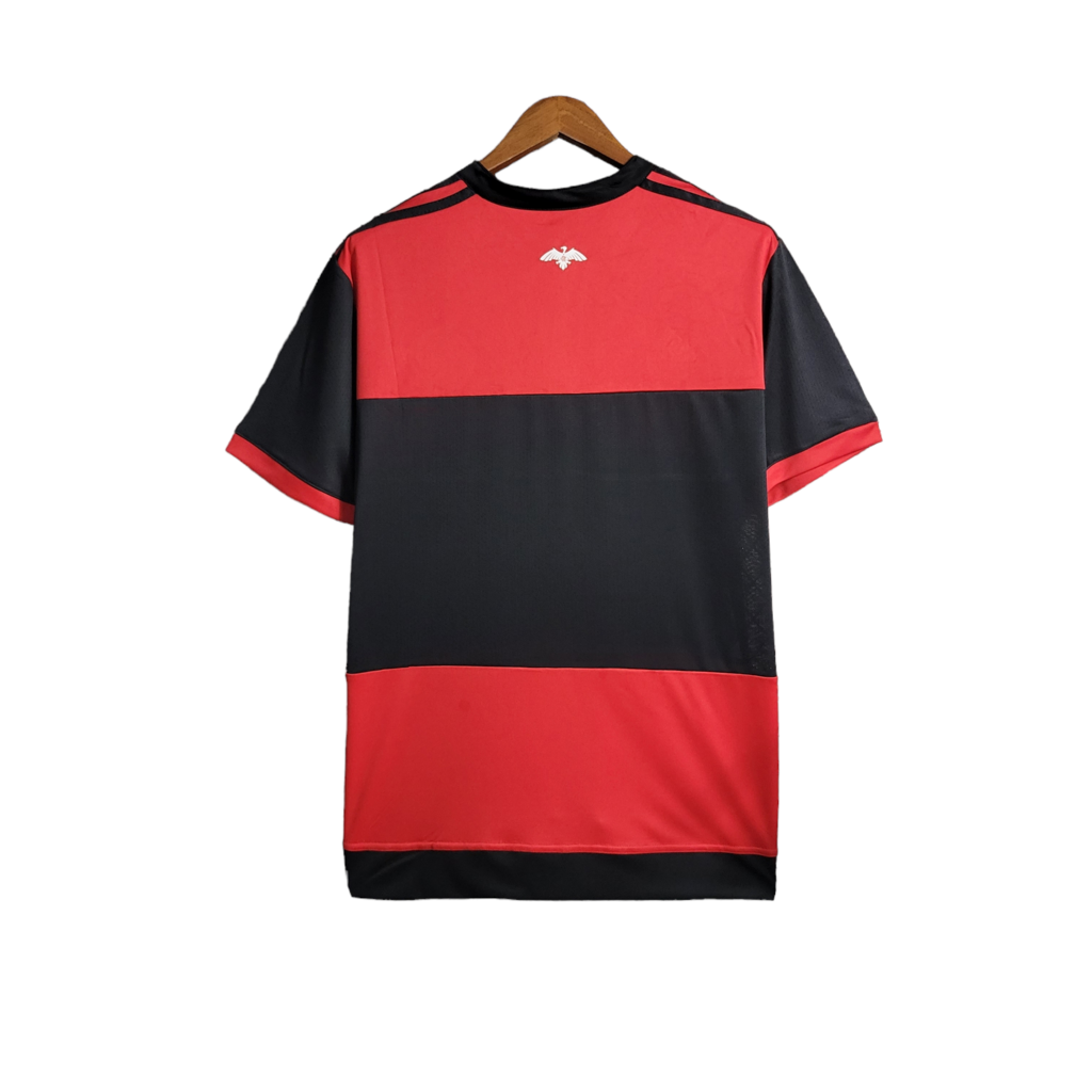 Camisa Flamengo I 2017/2018 - Retrô Adidas - Vermelha com detalhes em Preto