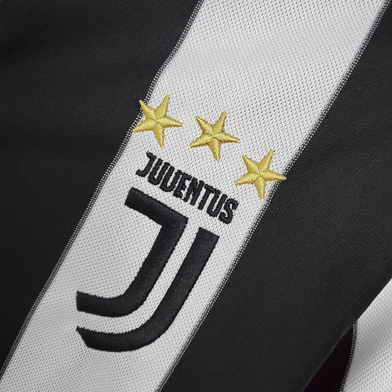 Camisa Juventus 2017/2018 - Retrô Adidas - Preta e Branca
