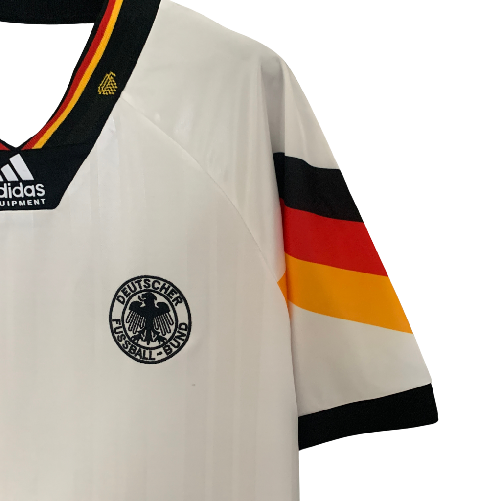 Camisa Seleção da Alemanha I 1992 - Retrô Adidas - Branca