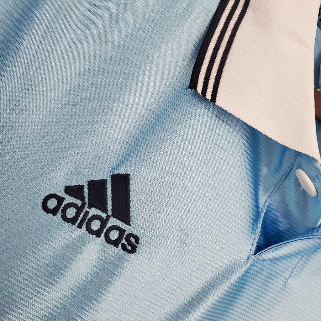 Camisa Marseille 1998/1999 - Retrô Adidas - Azul