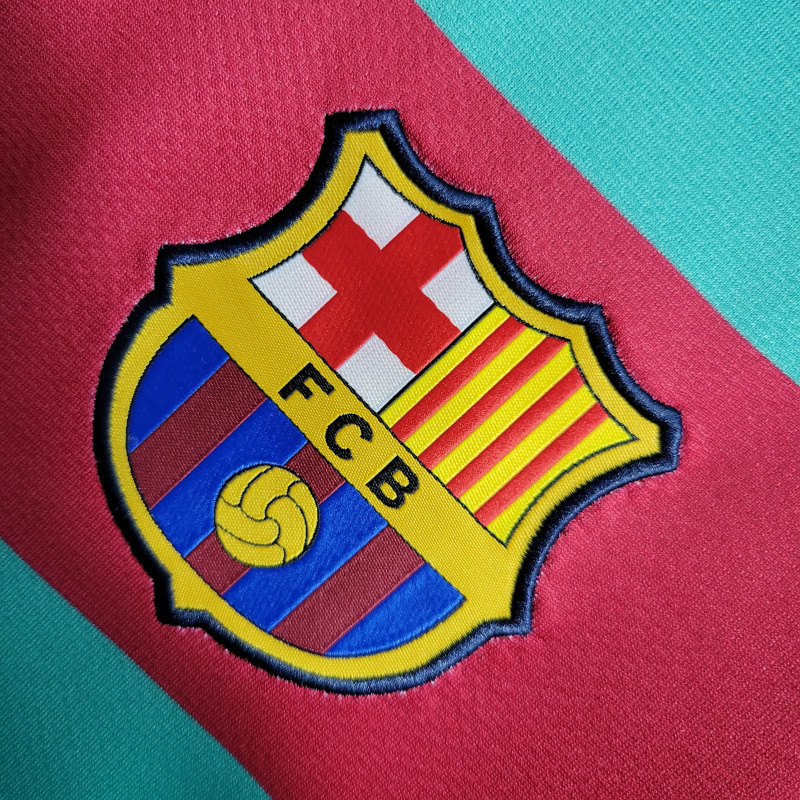 Camisa Barcelona II 2010/2011 - Retrô Nike - Verde