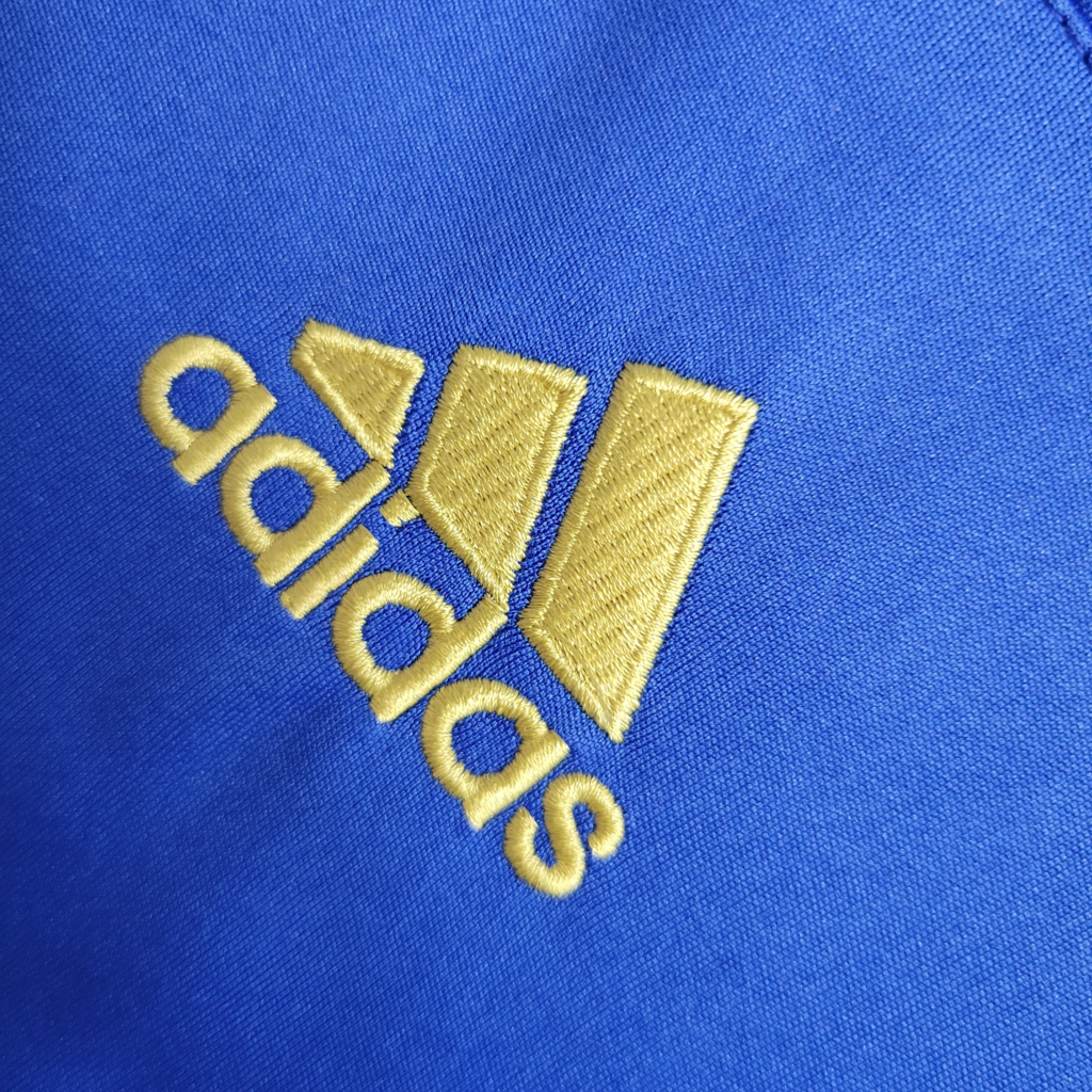 Camisa Palmeiras III 2014/2015 - Retrô Adidas - Azul com detalhes dourados