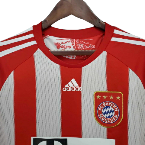 Camisa Bayern Munich 2010/2011 - Retrô Adidas - Vermelha e branca