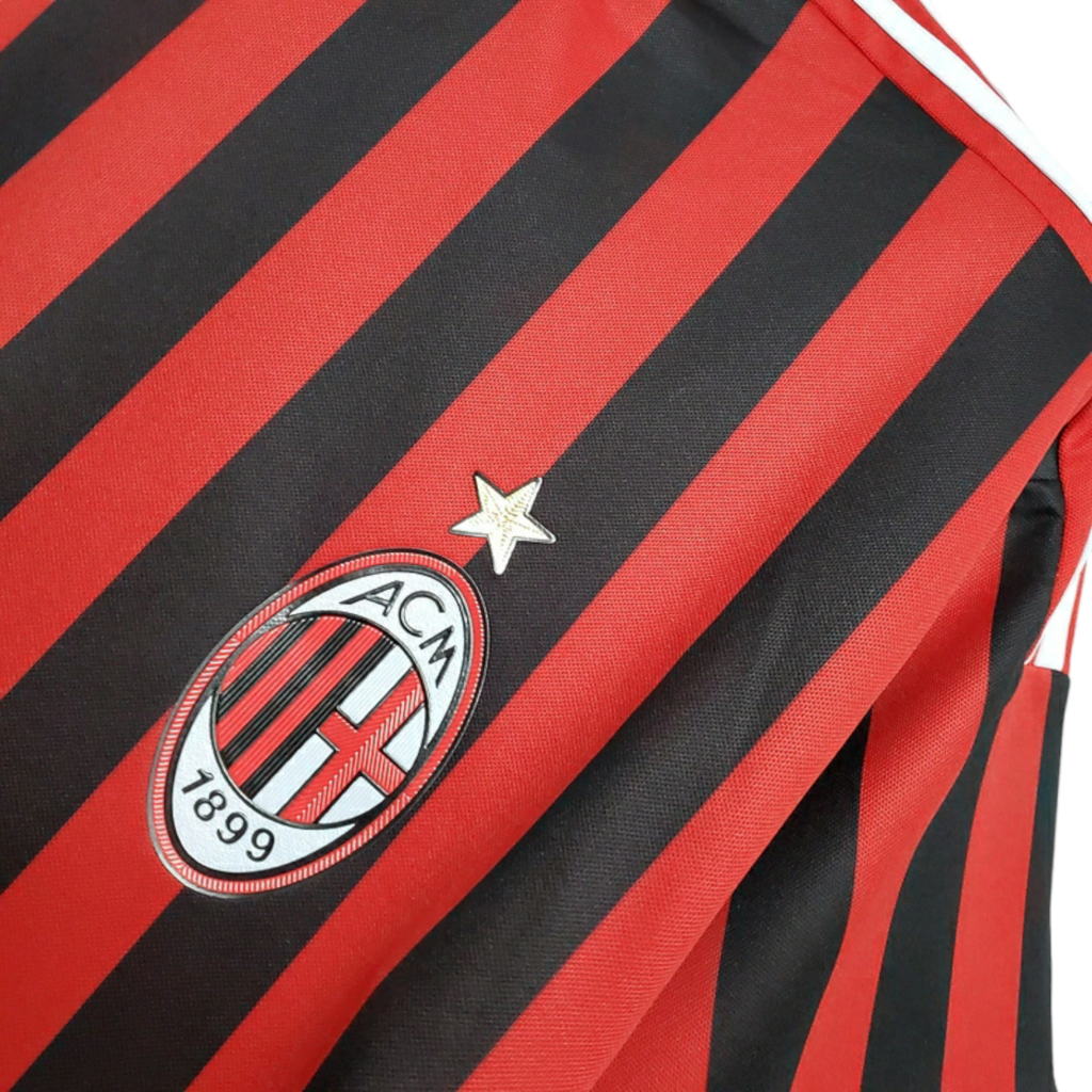 Camisa Milan 2011/2012 - Retrô Adidas - Vermelha e Preta