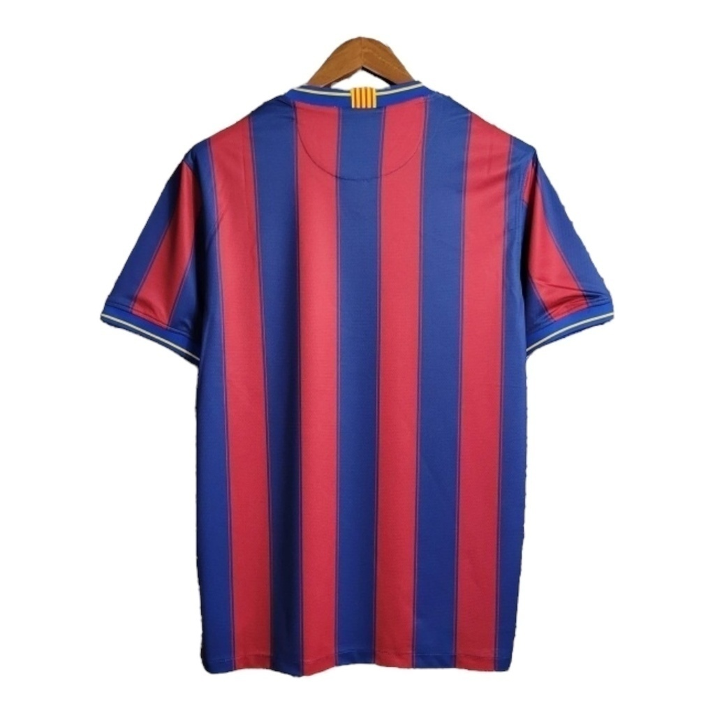 Camisa Barcelona I 2009/2010 - Retrô Nike - Vermelha e azul