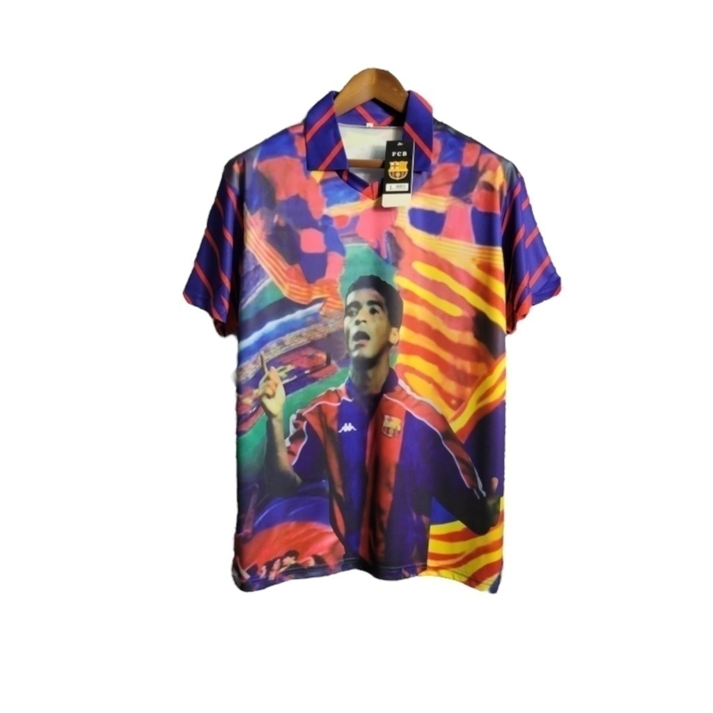 Camisa Barcelona Romário 1993/1994 - Retrô - Multicolorida
