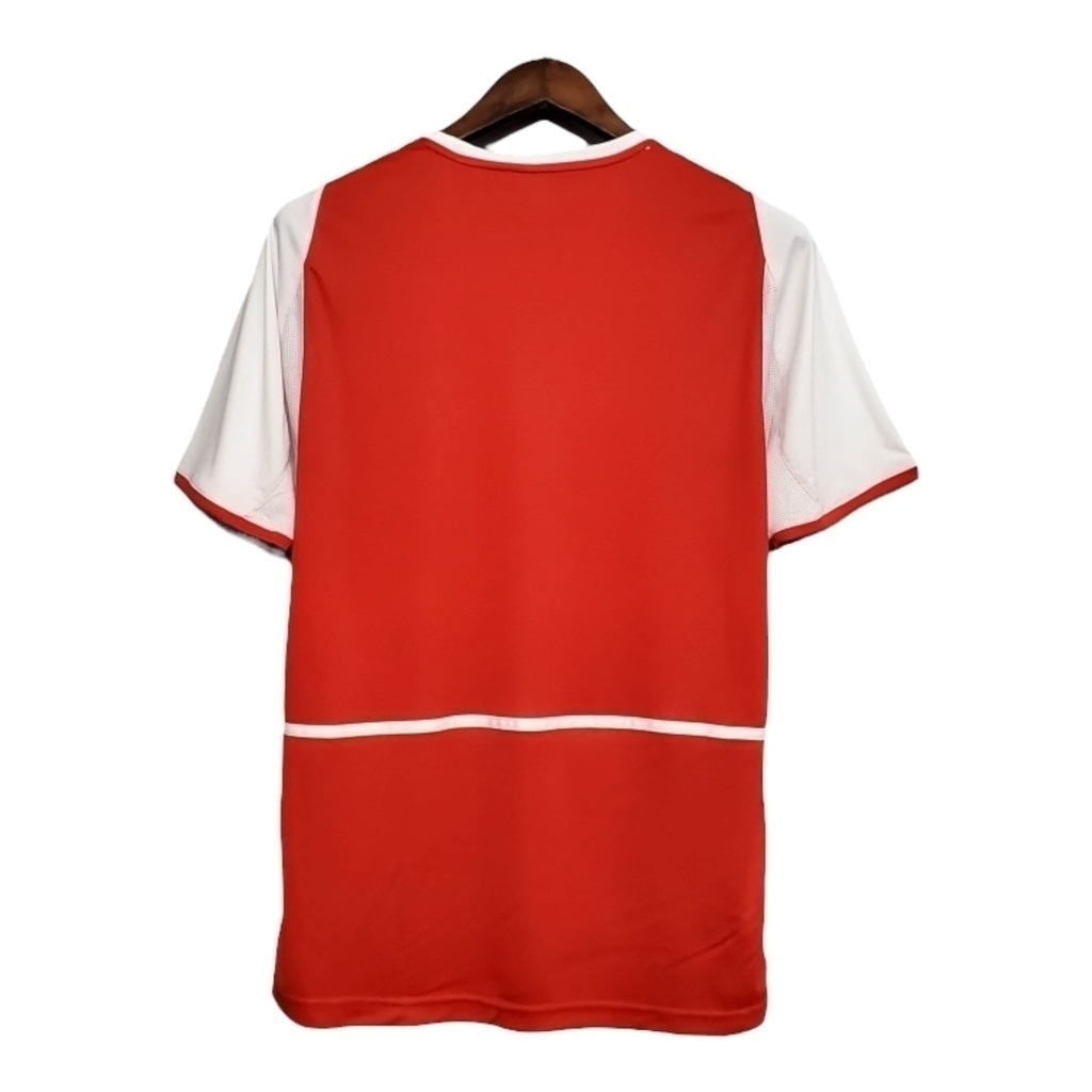 Camisa Arsenal I 2002/2004 - Retrô Nike - Vermelha e branca