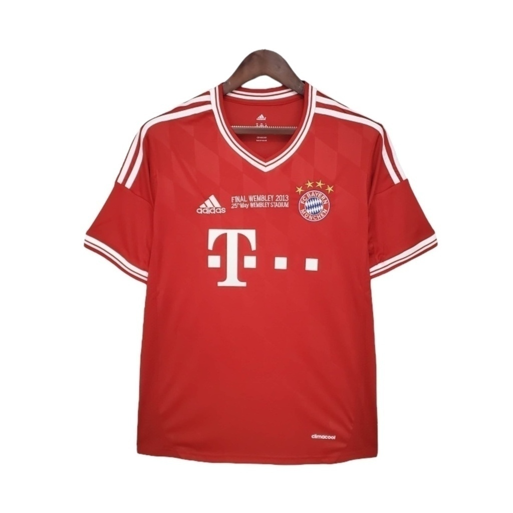 Camisa Bayern Munich I 2013/2014 - Retrô Adidas - Vermelha