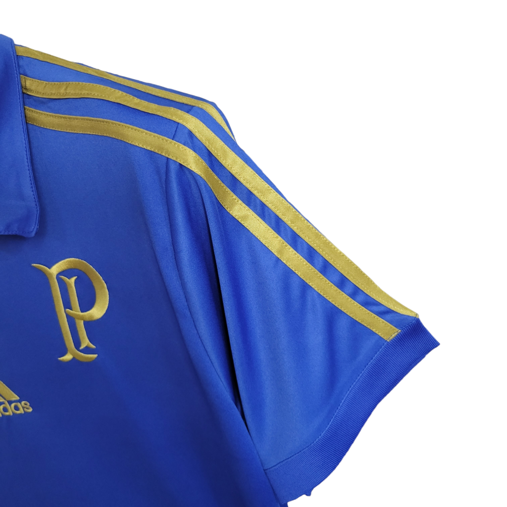 Camisa Palmeiras III 2014/2015 - Retrô Adidas - Azul com detalhes dourados