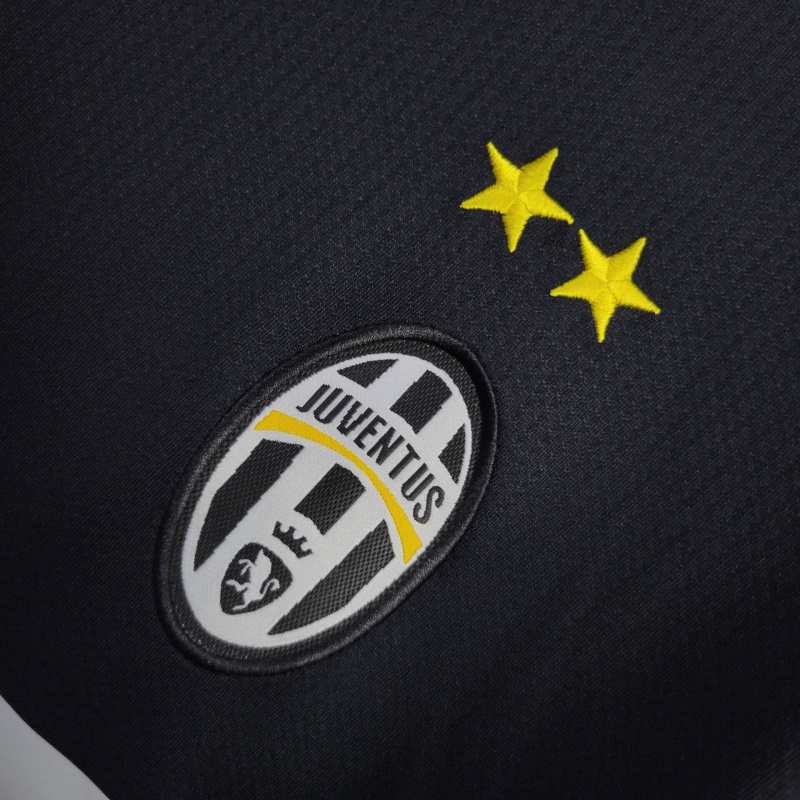 Camisa Juventus I 2012/2013 - Retrô Nike - Preta com detalhes em branco
