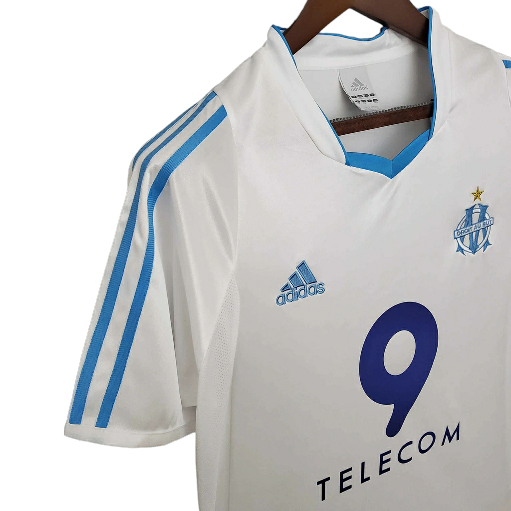 Camisa Marseille 2002/2003 - Retrô Adidas - Branca