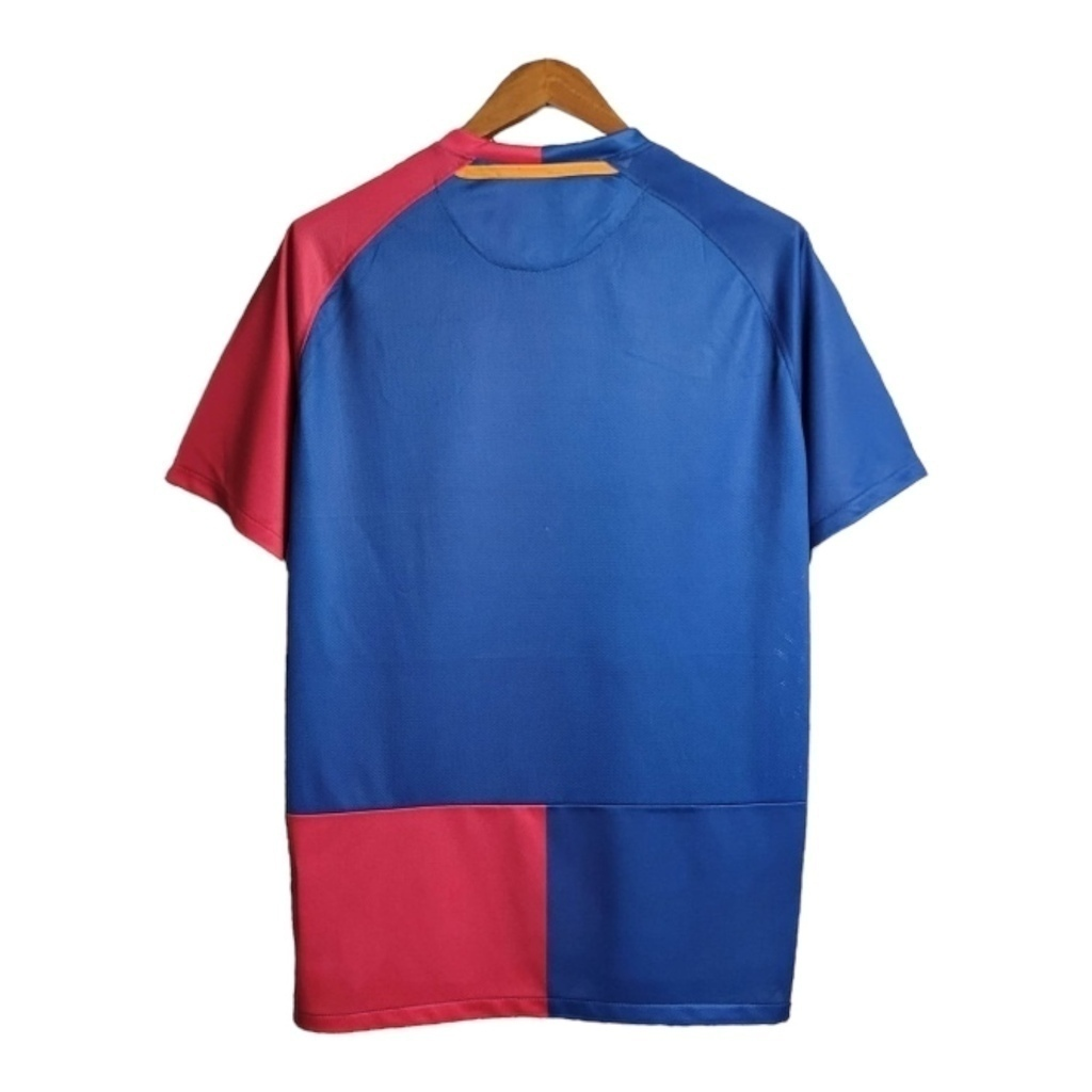 Camisa Barcelona I 2008/2009 - Retrô Nike - Vermelha e azul