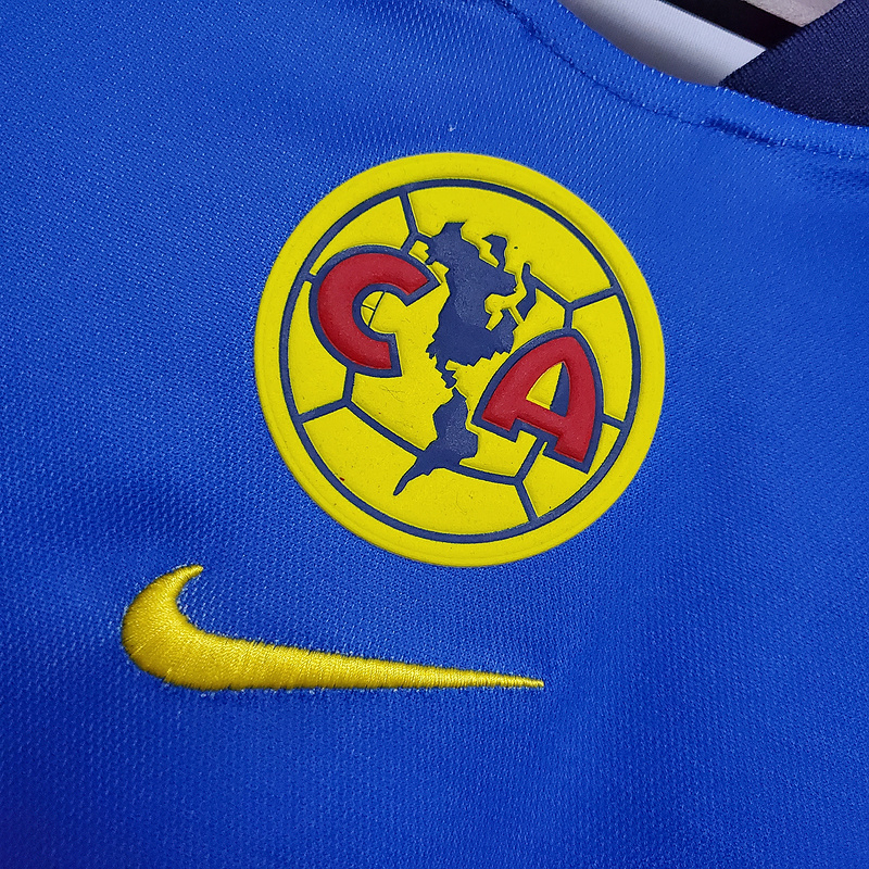 Camisa América-MEX II 2001/2002 - Retrô Nike - Azul