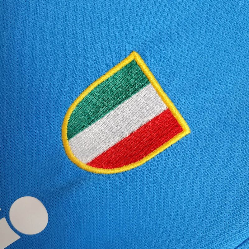 Conjunto Infantil Napoli I 1987/1988 - Retrô Ennere - Azul