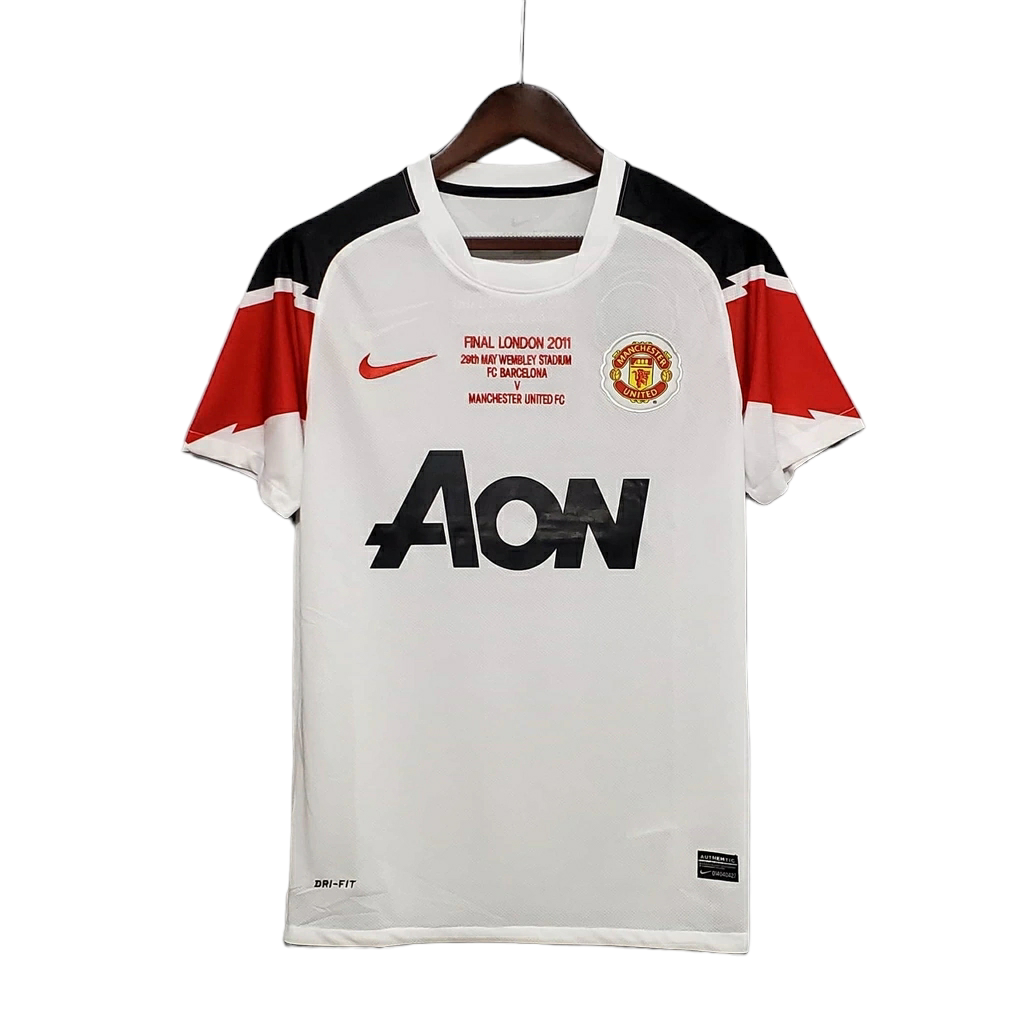 Camisa Manchester United 2010/2011 - Retrô Nike - Branca
