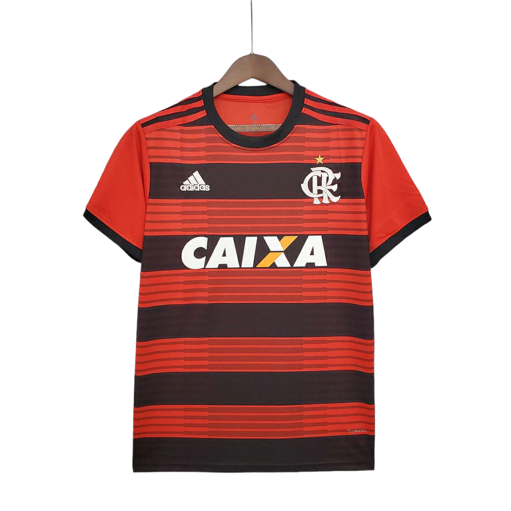 Camisa Flamengo 2018/2019 - Retrô Adidas - Vermelha e Preta