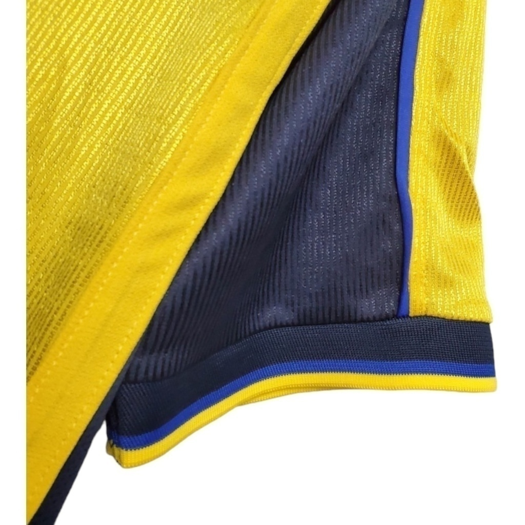 Camisa Arsenal II 1999/2000 - Retrô Nike - Amarela com detalhes em azul