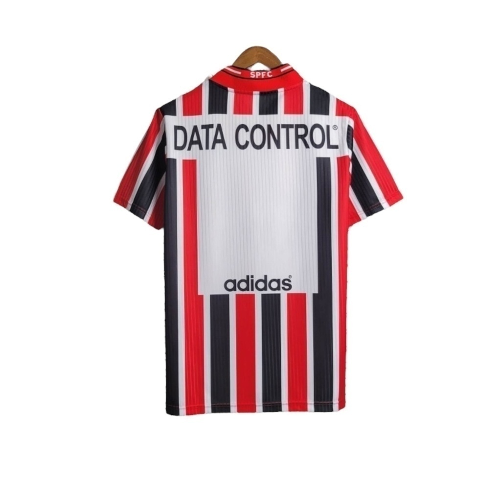 Camisa São Paulo II 1997 - Retrô Adidas - Vermelha e preta