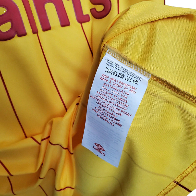 Camisa Liverpool 1984 - Retrô Umbro - Amarela