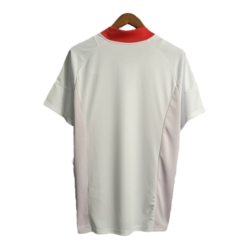 Camisa AC Milan II 2002/2003 - Retrô Adidas - Branca com detalhes em vermelho e amarelo