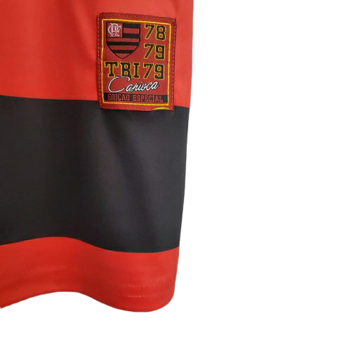 Camisa Flamengo 1978/1979 - Retrô - Vermelha e Preta