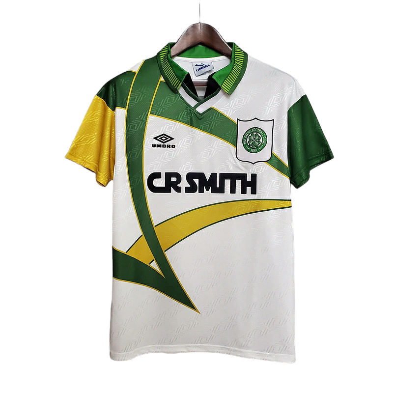 Camisa Celtic 1993/1995 - Retrô Umbro - Branca e Verde