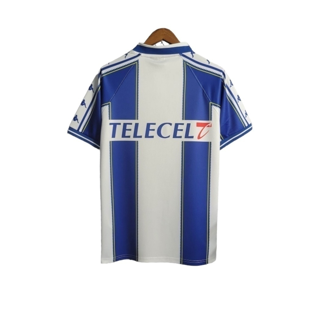 Camisa FC Porto I 1997/1999 - Retrô Kappa - Branca com detalhes em azul