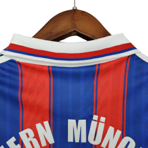 Camisa Bayern Munich 1995/1997 - Retrô Adidas - Azul e vermelha