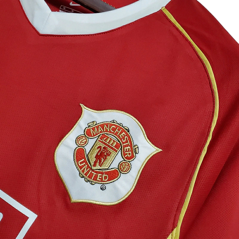 Camisa Manchester United 2006/2007 - Retrô Nike - Vermelha