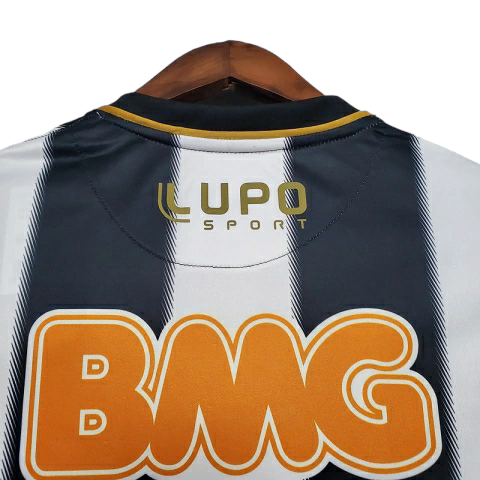 Camisa Atlético Mineiro I 2013 - Retrô Lupo - Preta e branca
