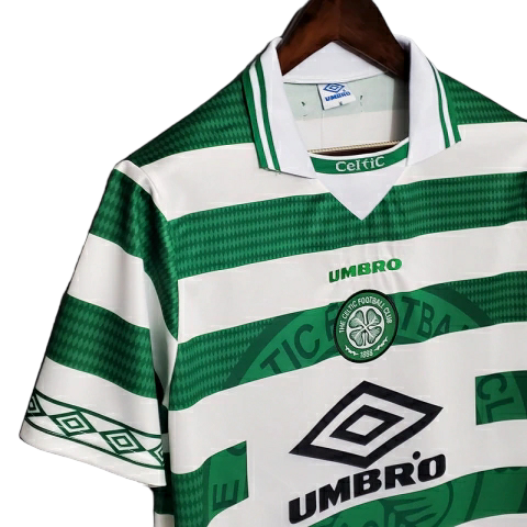 Camisa Celtic 1998/1999 - Retrô Umbro - Verde e Branca